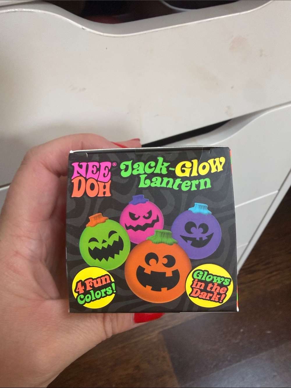 NeeDoh Jack Glow Lantern ORANGE - Picture 3 of 4